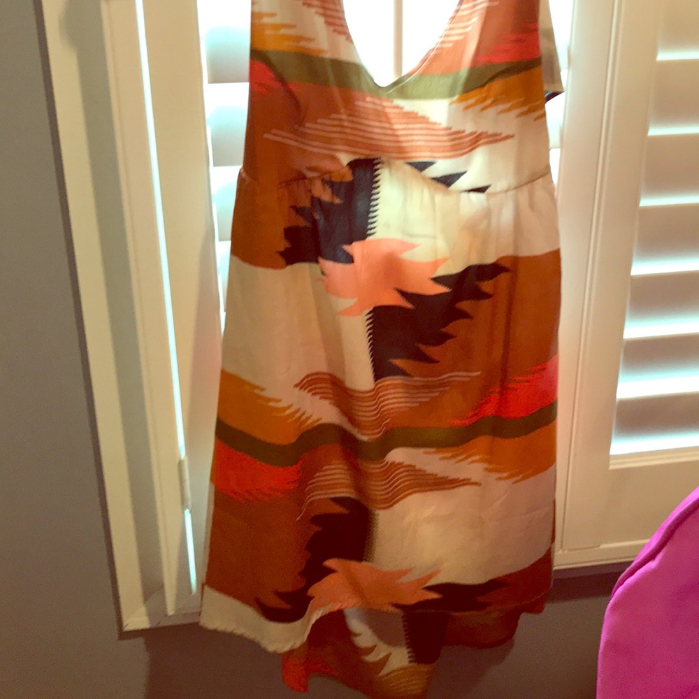 Aztec pattern minidress